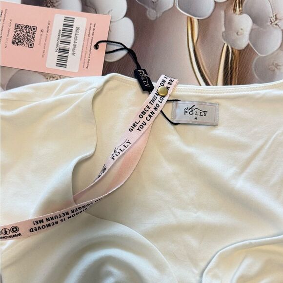 Oh Polly White Crop Top - Picture 6 of 7